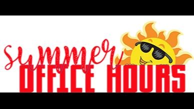 Summer Office Hours